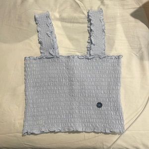 Hollister Blue Cropped Top